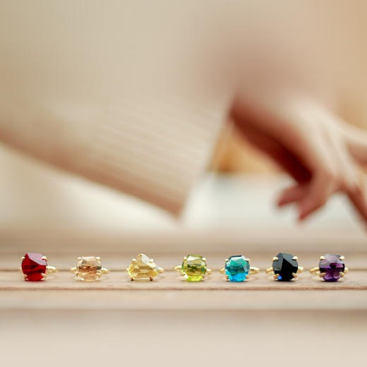 冰河黄水晶好运戒指女糖果色宝石 商品图2