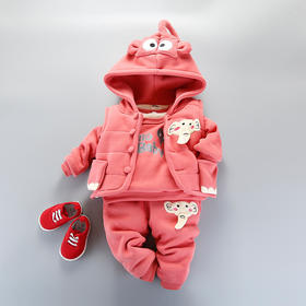 【卫衣】冬款婴儿大象卫衣加绒加厚童装 冬季宝宝出行服