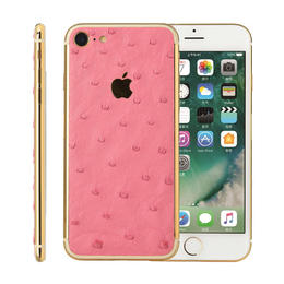 iPhone 7 / 7 Plus 粉色鸵鸟皮定制版