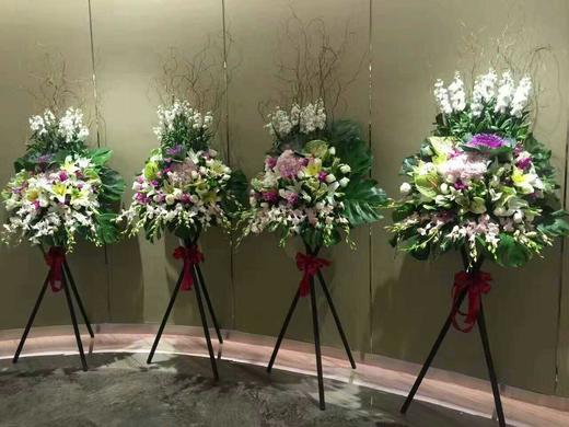 木头开业三脚花篮架 商品图4