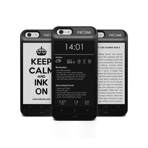 新加坡OAXIS InkCase墨水屏手机壳|iPhone6/6s 自带芯片电池|护目防炫屏|运动监测|可脱离手机使用 商品图1