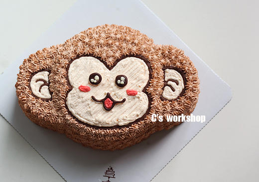 立体猴子 忌廉蛋糕（默认自提，收费配送请联系客服） 商品图0