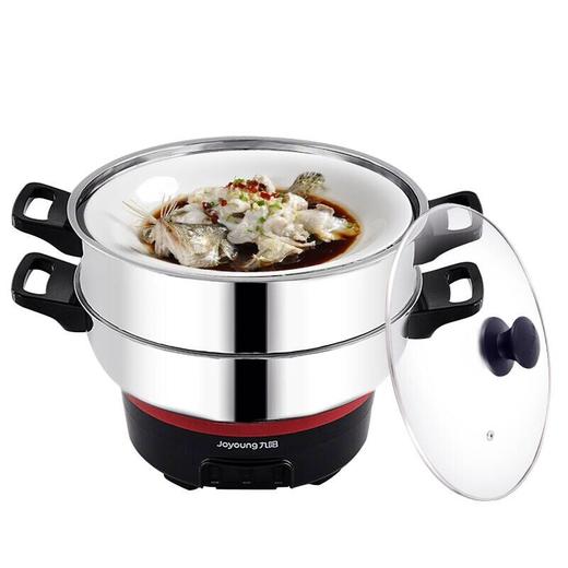 【煎烤侠】Joyoung/九阳JK-32R1电热锅焖煮蒸炖煲焙涮多功能电蒸锅全能型厨房利器 商品图4