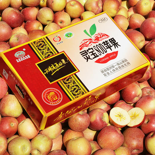 【香香美食】隆重推荐 灵宝寺河山亚洲第一高山红富士苹果 纯天然新鲜 15个/盒 商品图2