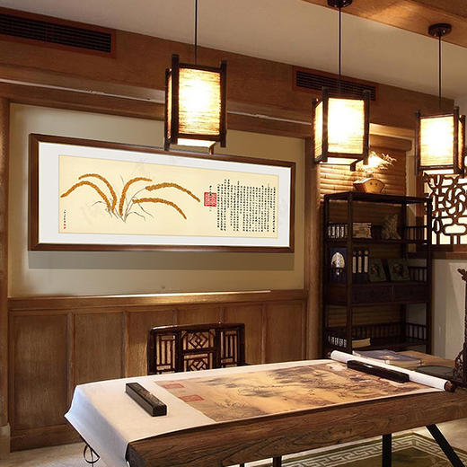 【瑞谷图】清·郎世宁高仿真版 五谷丰登 国泰民安