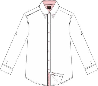 暨南小学-男女长袖衬衫 商品图0