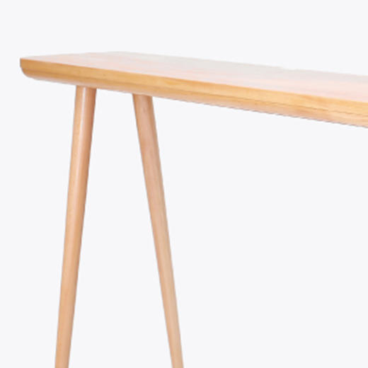 【本来设计】榉木长条桌 商品图3