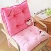【坐垫】。厚款粉色hello kitty椅子坐垫 带系带餐桌椅垫 冬季卡通美臀坐垫 商品缩略图0