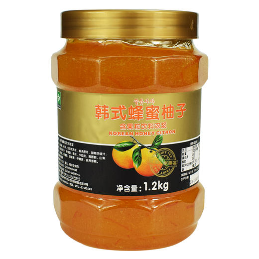 鲜活优果C 韩式蜂蜜柚子茶酱 1.2kg*12瓶/件 商品图0