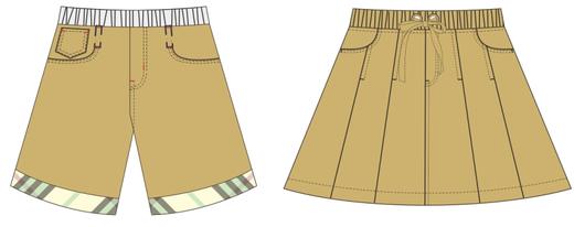 湄池幼儿园—女短裙/男五分裤 商品图0