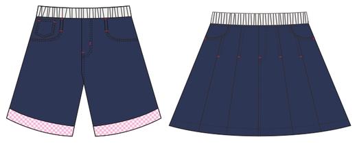 山下湖幼儿园-男五分裤/女短裙 商品图0