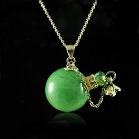 粉晶/东陵玉精油瓶   香氛锁骨链  s925银链  扩香项链 多人选