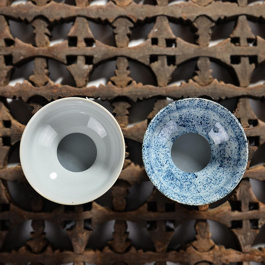 永利汇陶瓷手绘茶漏青花瓷茶滤茶叶过滤器网架功夫茶具配件 商品图4