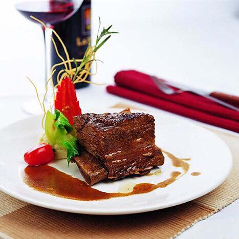 正点牛肋条熟制台塑牛排330g 商品图0