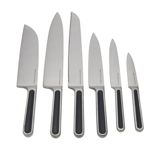 英国【Universal Expert】不锈钢6件套装刀具带刀座 商品图1