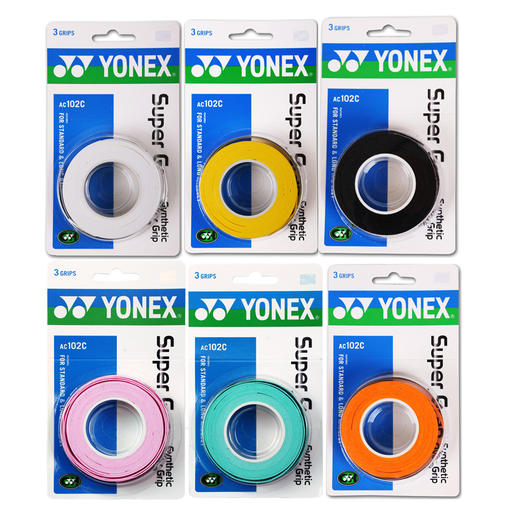 YONEX尤尼克斯  AC102手胶三条装黏性手感超值柄皮【特卖】 商品图0