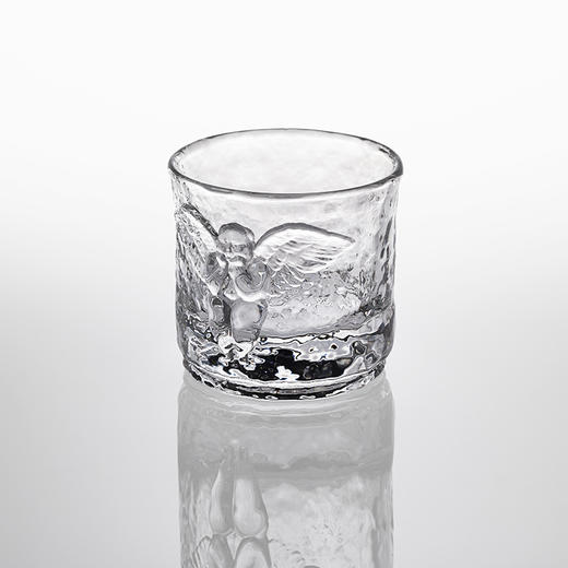 稀奇艺术女士威士忌杯玻璃杯天使浮雕玻璃杯洋酒杯水杯1盒四只装 商品图4