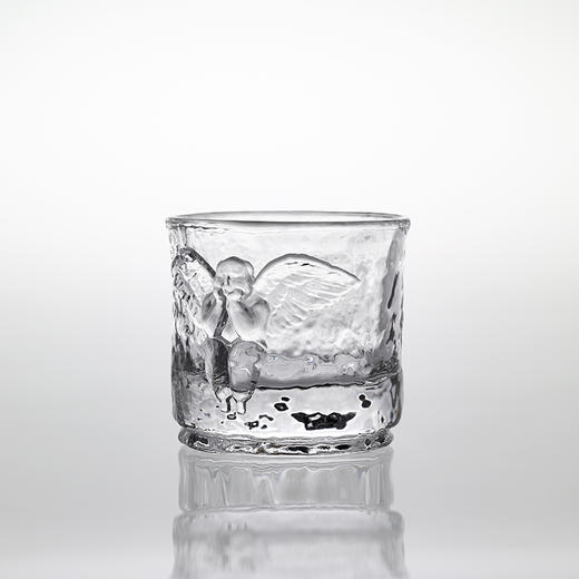 稀奇艺术女士威士忌杯玻璃杯天使浮雕玻璃杯洋酒杯水杯1盒四只装 商品图2