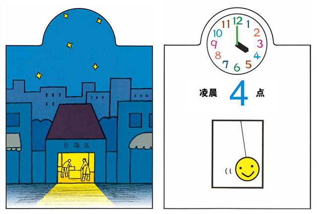 我的第一套认知绘本时钟