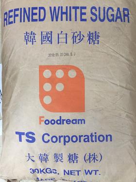 进口白砂糖韩国白糖 30kg