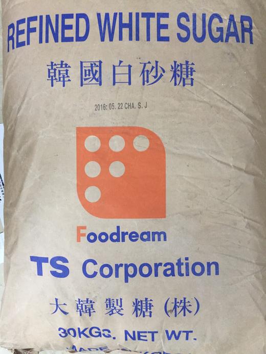 进口白砂糖韩国白糖 30kg 商品图0