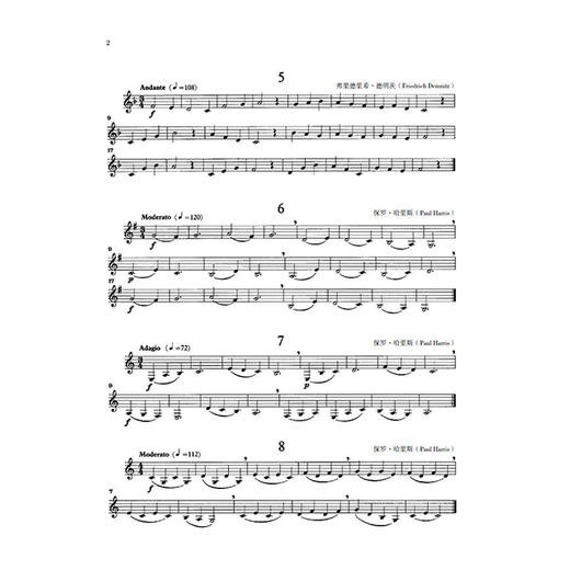 【正版现货】80首单簧管进阶练习曲1 商品图3