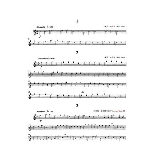 【正版现货】76首长笛进阶练习曲 1 商品图5
