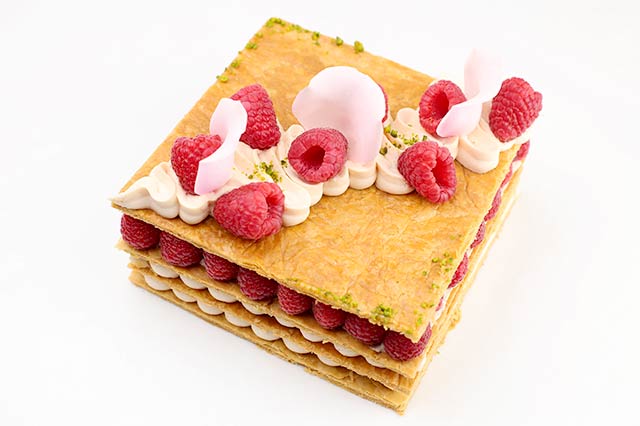 玫瑰拿破仑 Millefeuille à la rose