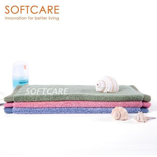 【必败榜——方巾 海岛棉三层复合】 迎4月开放日 买二赠一活动中  SOFTCARE 吸油 海岛长绒棉无捻三合一 洗脸方巾 商品图2