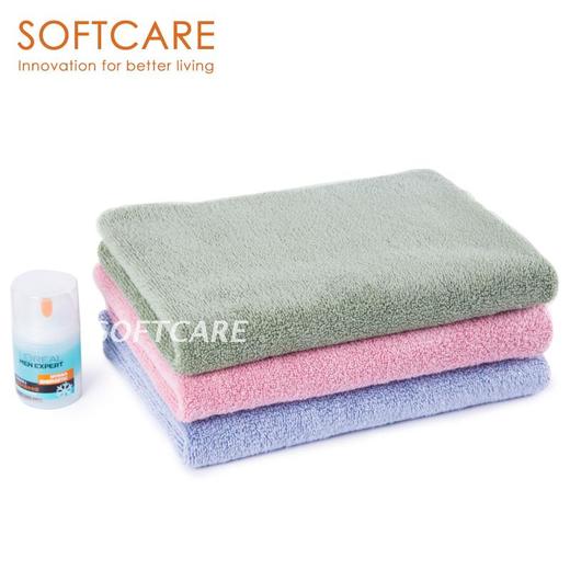 【必败榜——长巾 海岛棉三层复合】迎4月开放日 买二赠一活动中  轻奢搓澡巾 SOFTCARE海岛长绒棉无捻三合一 洗脸 搓澡巾 一条不发硬的棉质毛巾 商品图4