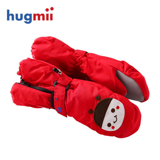 hugmii儿童滑雪手套长款户外保暖手套 商品图2