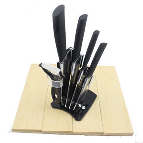 【厨房用品】陶瓷刀套装 3456寸黑刃水果刀厨房实用套刀 商品图0