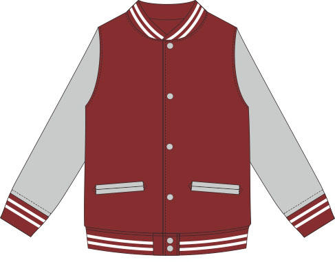 暨南小学-棒球服上衣 商品图0