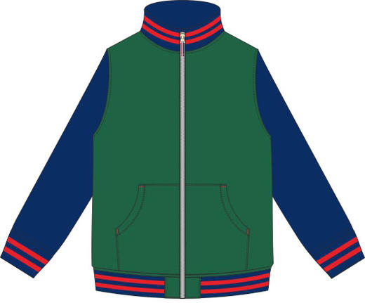 店口一中-男女棒球服上衣 商品图0