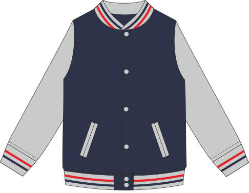 湄池中学-男女棒球服上衣