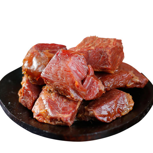 零食牛肉华珍盐叶子卤牛肉干100g 原味 清真美食 四川特产 商品图0