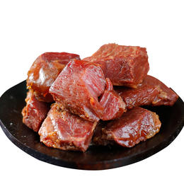 零食牛肉华珍盐叶子卤牛肉干100g 原味 清真美食 四川特产