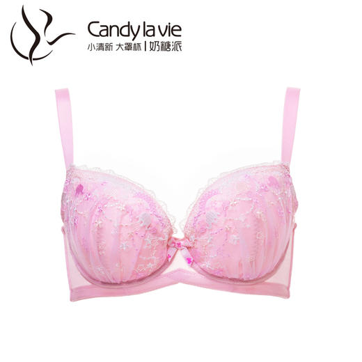 马戏团131云朵杯少女刺绣大罩杯大码内衣 商品图3