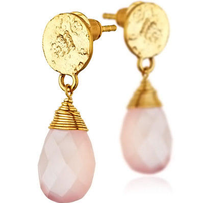 北京仓｜AZUNI-凯特王妃同款-Athena-粉水晶 耳环［英国设计师］ 商品图3