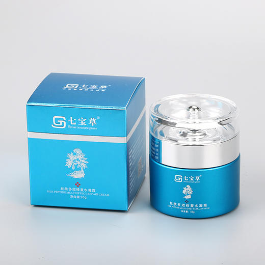 七宝草寡肽柔润修护水凝霜50g 商品图2