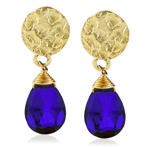 北京仓｜AZUNI-凯特王妃同款-Athena-青金石 耳环［英国设计师］ 商品图1