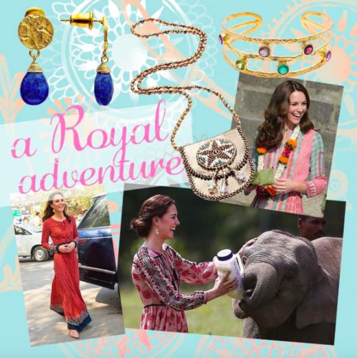 北京仓｜AZUNI-凯特王妃同款-Athena-青金石 耳环［英国设计师］ 商品图2