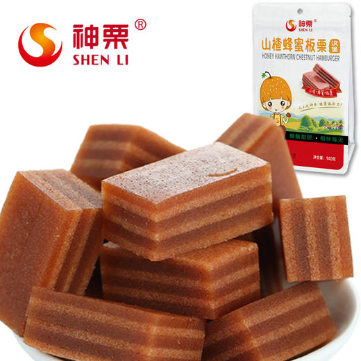 神栗加蜂蜜的板栗山楂汉堡140g单袋 商品图0