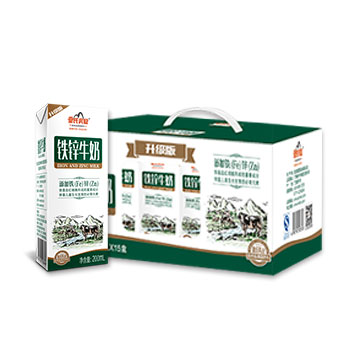 【积分兑换】铁锌牛奶200MLx15盒/件（外包装随机发货）