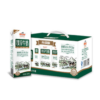 【积分兑换】铁锌牛奶200MLx15盒/件（外包装随机发货） 商品图0