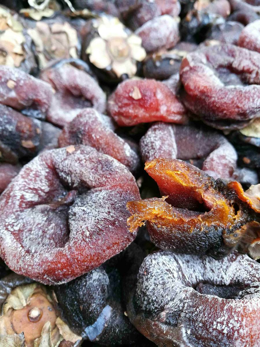 陕西彬县黄土高塬特产 之 柿饼