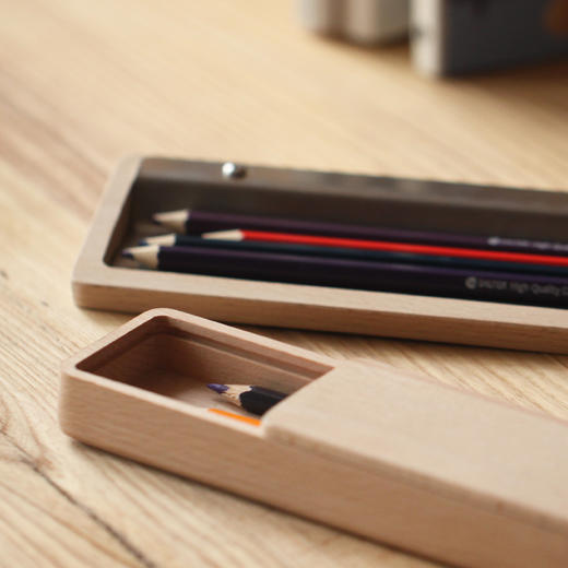 铁木真木质笔盒99元专区树德文创