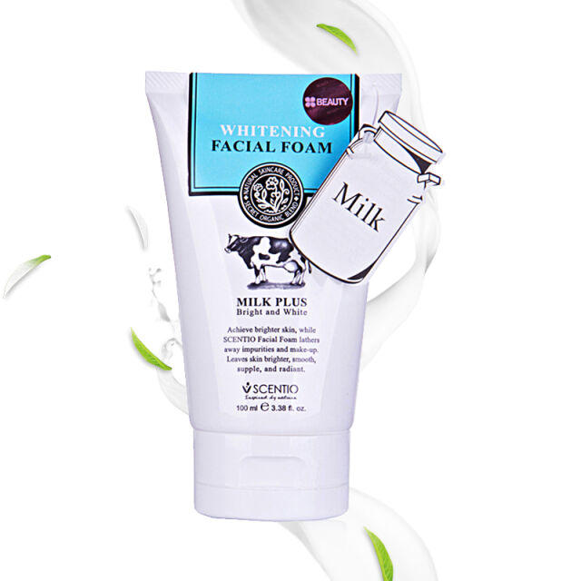 泰国beautybuffet q10牛奶滋润嫩白洁面乳洗面奶100ml/瓶