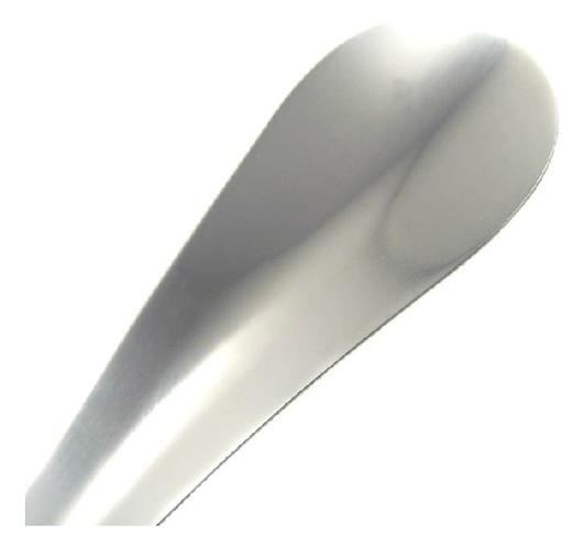 不锈钢鞋拔 提鞋器 弯柄和直柄两款 约15厘米长 商品图5