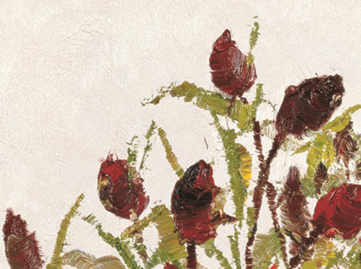 吴冠中|《高粱与棉花》——综合版（油画） 商品图2